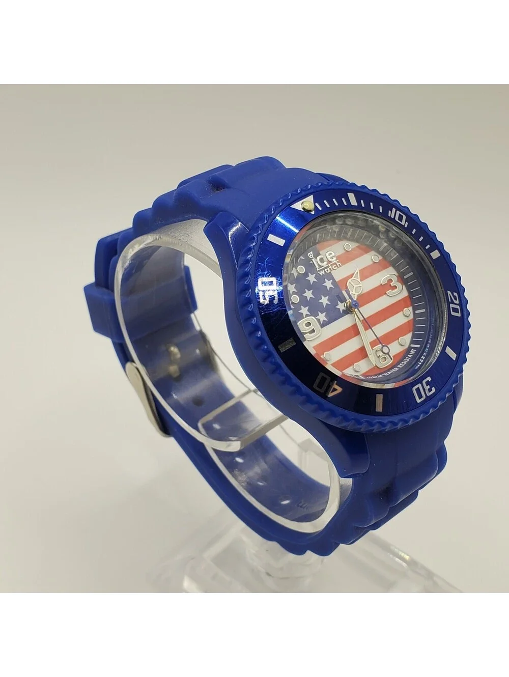 Ice USA Rotating Bezel Quartz Watch 36mm New Battery